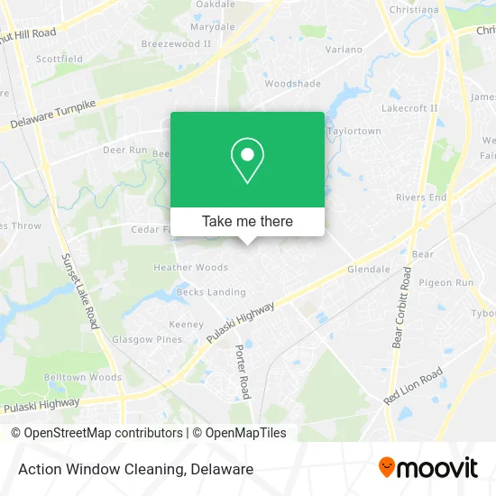 Action Window Cleaning map