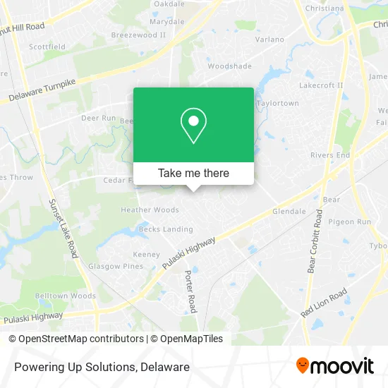 Powering Up Solutions map