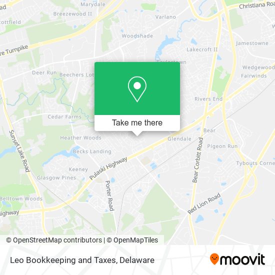 Leo Bookkeeping and Taxes map