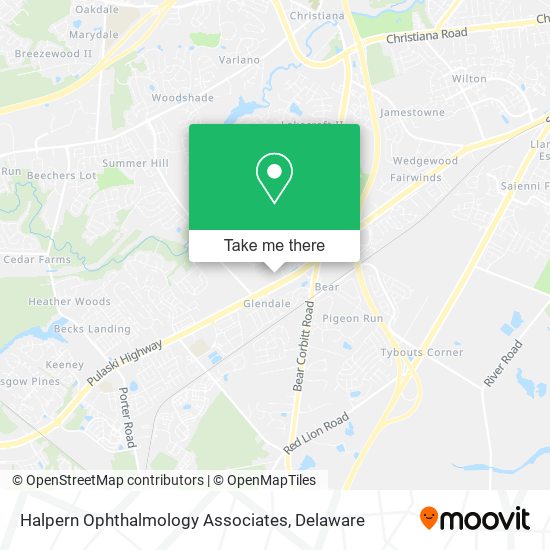 Halpern Ophthalmology Associates map