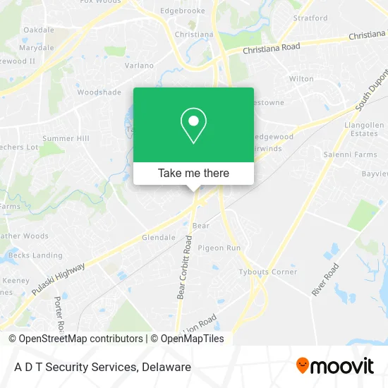 A D T Security Services map