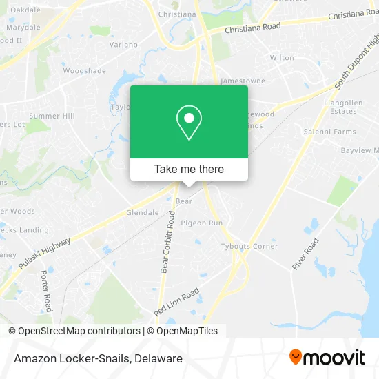 Mapa de Amazon Locker-Snails