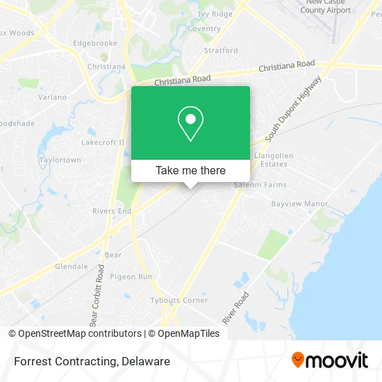 Forrest Contracting map