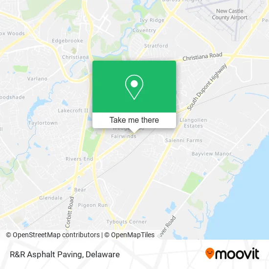 R&R Asphalt Paving map