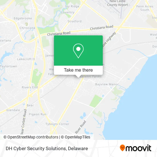 DH Cyber Security Solutions map