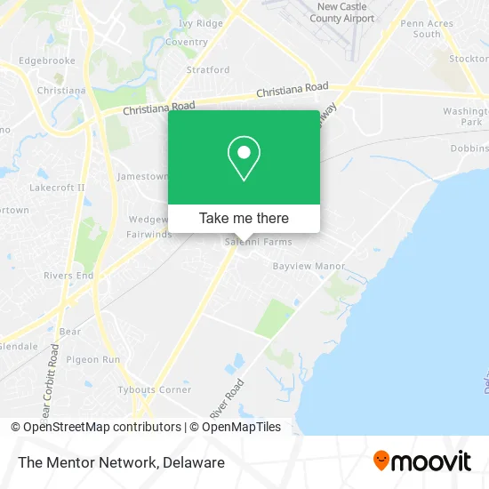 The Mentor Network map