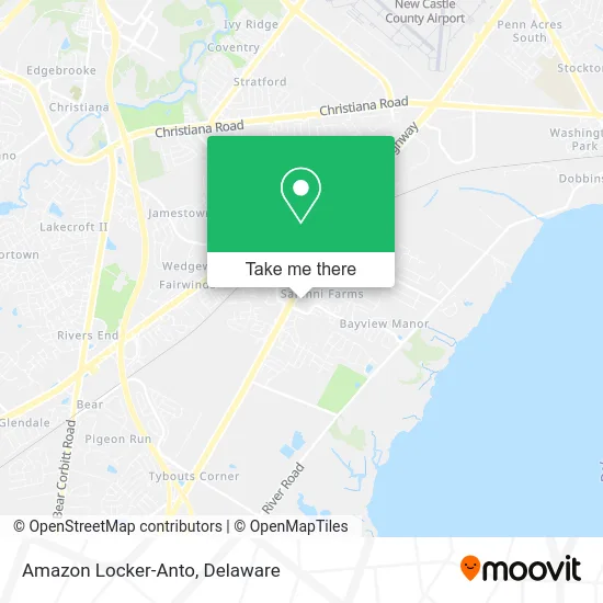 Amazon Locker-Anto map