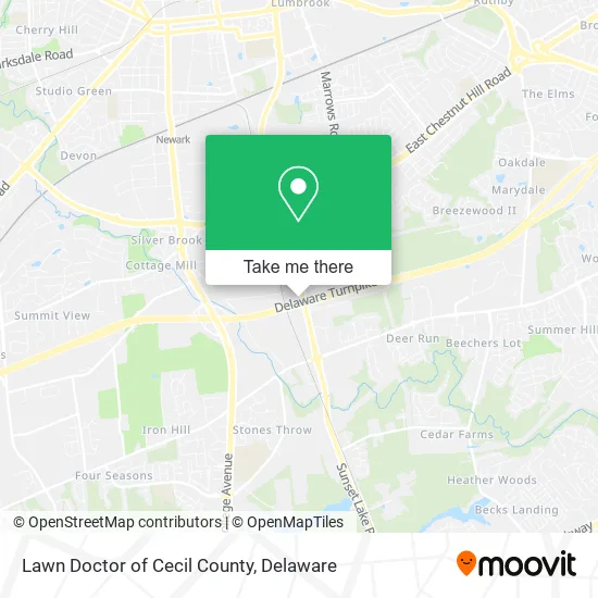 Lawn Doctor of Cecil County map