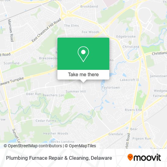 Plumbing Furnace Repair & Cleaning map