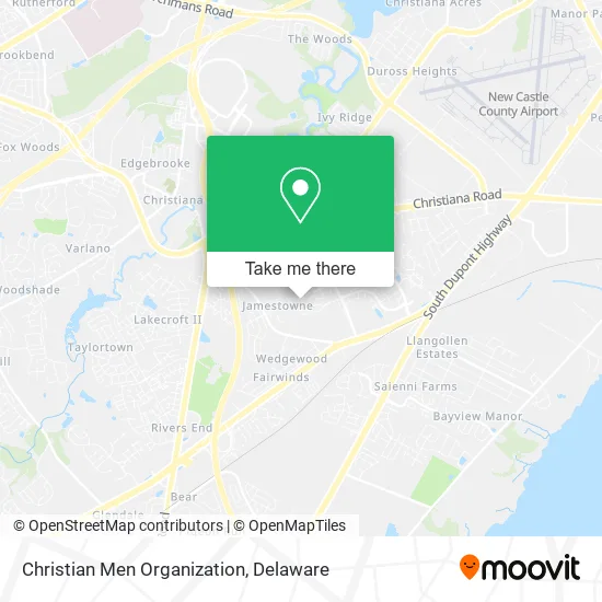 Christian Men Organization map