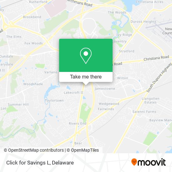 Mapa de Click for Savings L