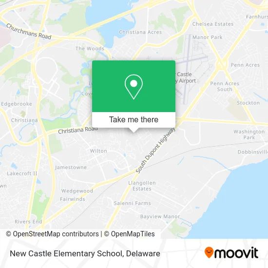New Castle Elementary School map
