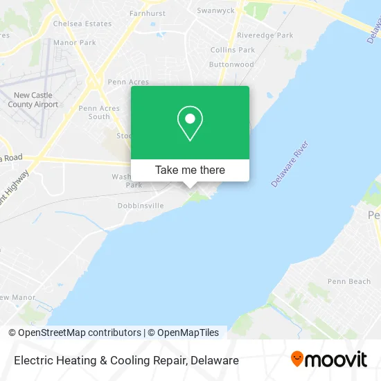 Electric Heating & Cooling Repair map