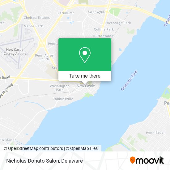 Nicholas Donato Salon map