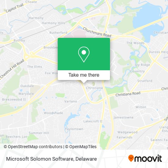 Mapa de Microsoft Solomon Software