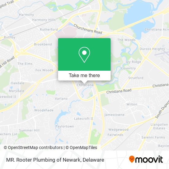 Mapa de MR. Rooter Plumbing of Newark