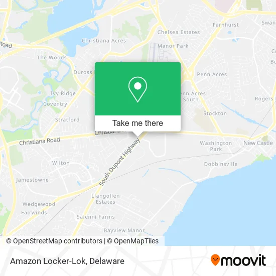 Amazon Locker-Lok map