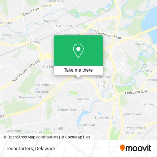 Techstarters map