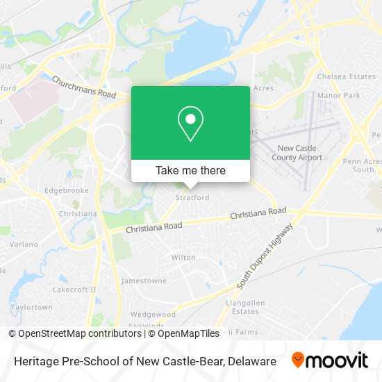 Heritage Pre-School of New Castle-Bear map