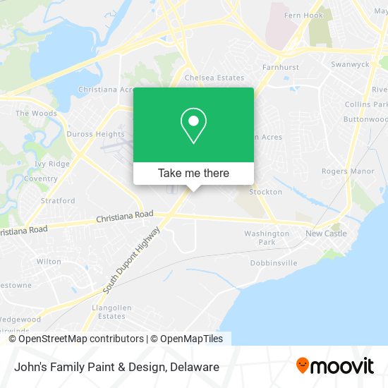 John's Family Paint & Design map