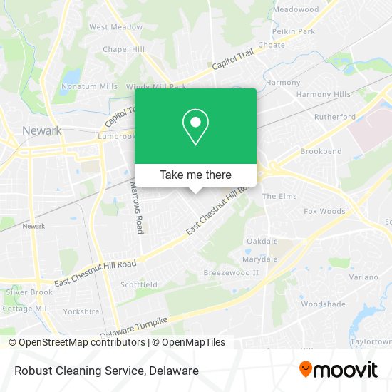 Mapa de Robust Cleaning Service