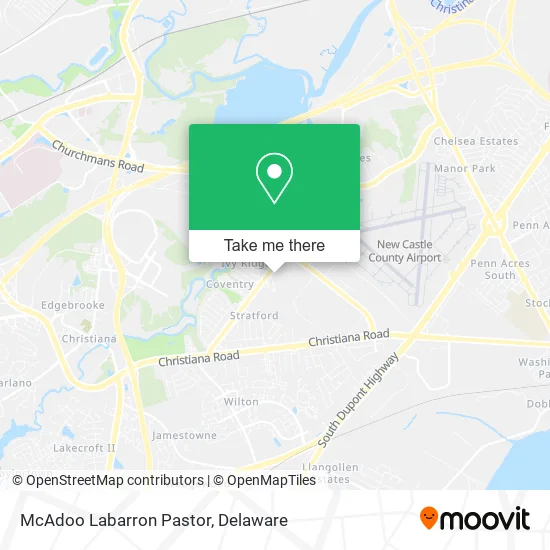 Mapa de McAdoo Labarron Pastor