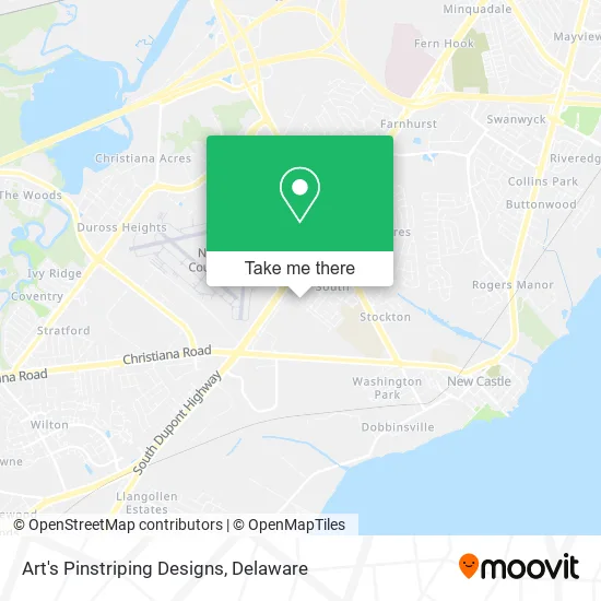 Art's Pinstriping Designs map