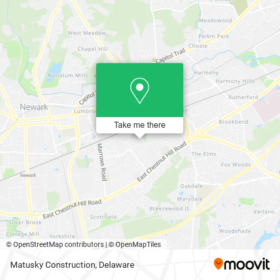 Matusky Construction map
