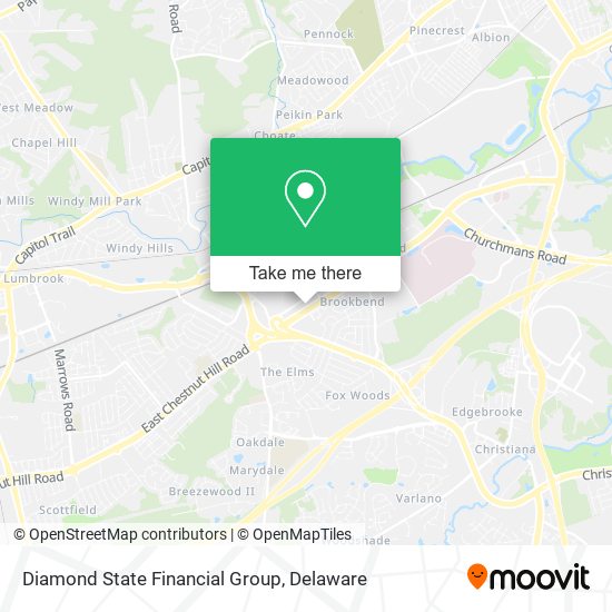 Mapa de Diamond State Financial Group