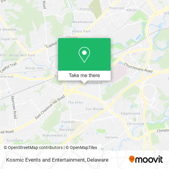Kosmic Events and Entertainment map
