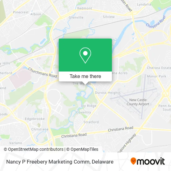 Nancy P Freebery Marketing Comm map