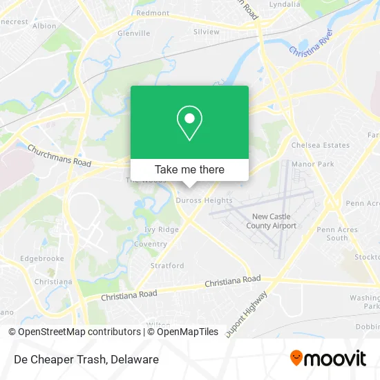 De Cheaper Trash map