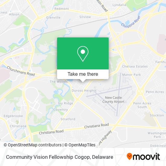 Mapa de Community Vision Fellowship Cogop