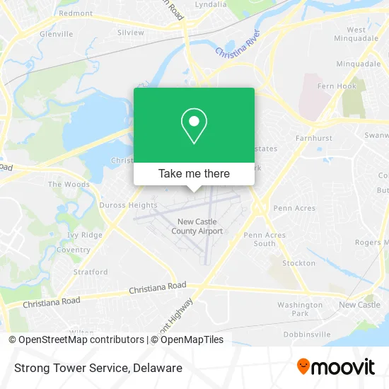 Strong Tower Service map