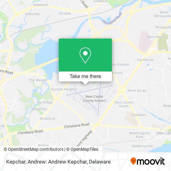Kepchar, Andrew: Andrew Kepchar map
