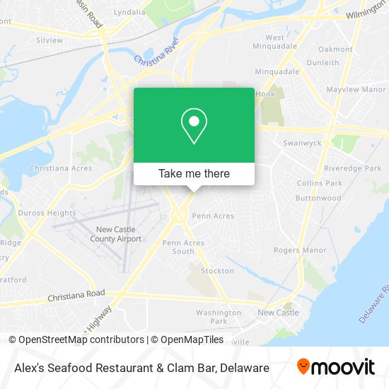 Mapa de Alex's Seafood Restaurant & Clam Bar