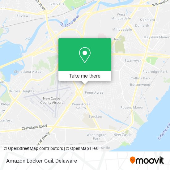 Mapa de Amazon Locker-Gail