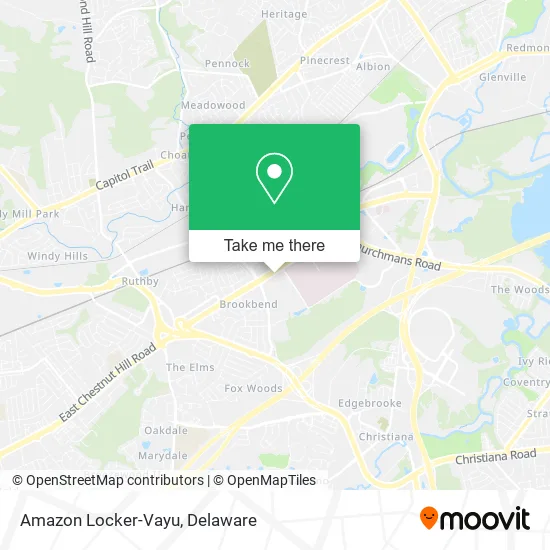 Amazon Locker-Vayu map