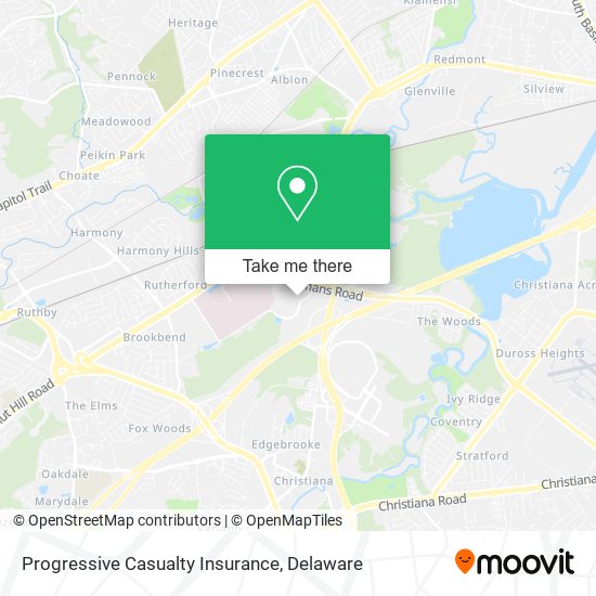 Progressive Casualty Insurance map