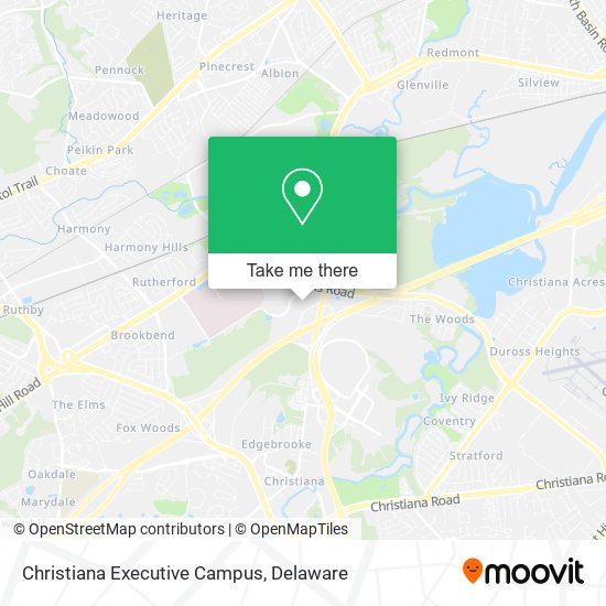 Christiana Executive Campus map