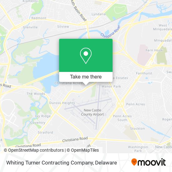 Whiting Turner Contracting Company map
