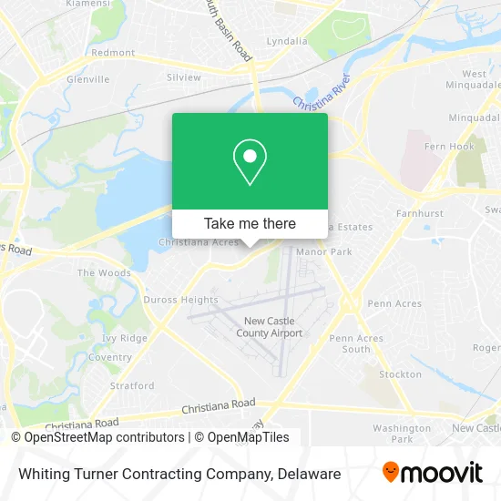 Whiting Turner Contracting Company map
