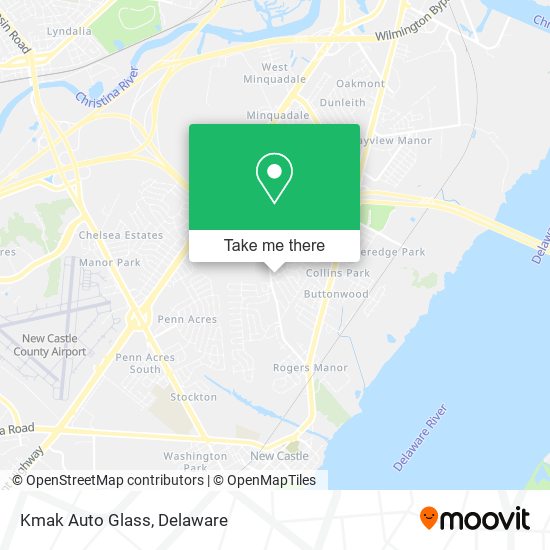 Kmak Auto Glass map
