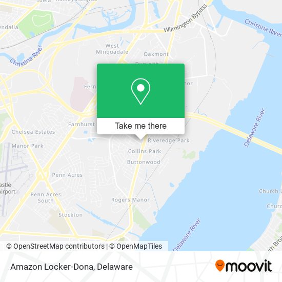 Amazon Locker-Dona map