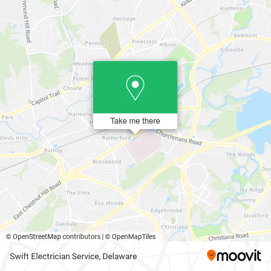 Swift Electrician Service map