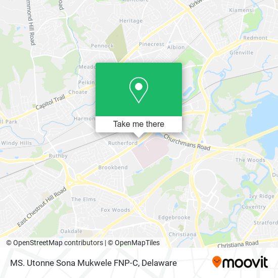 Mapa de MS. Utonne Sona Mukwele FNP-C
