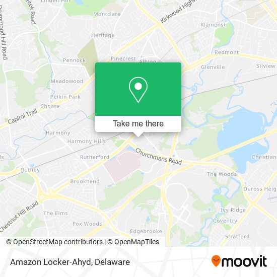 Amazon Locker-Ahyd map