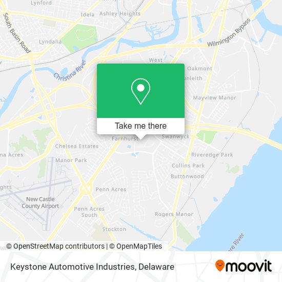 Keystone Automotive Industries map