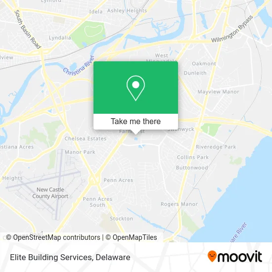 Elite Building Services map