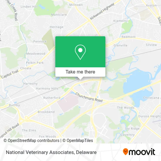 National Veterinary Associates map